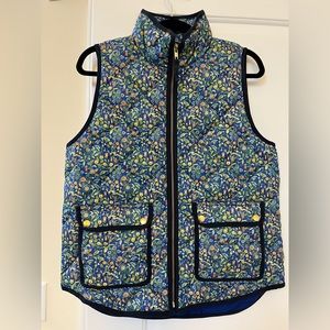 J.Crew x  Liberty of London puffer vest